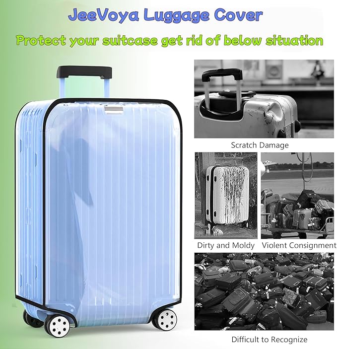 Luggage cCover Protector Clear PVC Suitcase Covers - Image 3