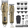 RESUXI Mens Hair Clippers and Trimmers Set, Professional Cordless Barber by RESUXI