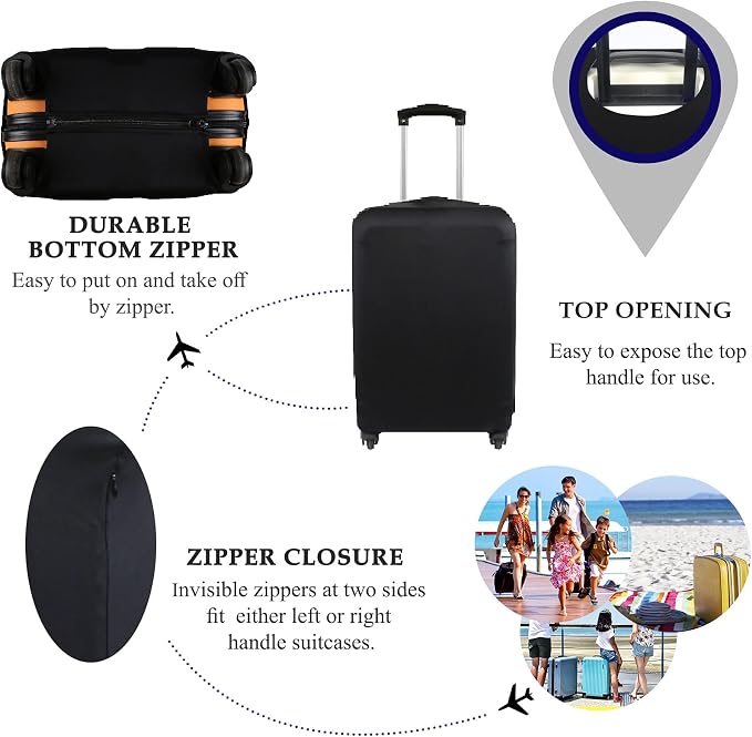 Explore Land Travel Luggage Cover Suitcase Protector Fits 27-30 Inch Case - Image 3