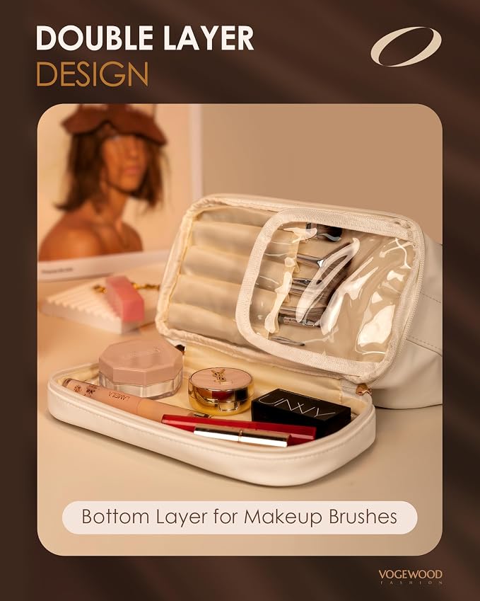 Birthday Gifts for Women 20s, Personalized Makeup Bag - Image 3