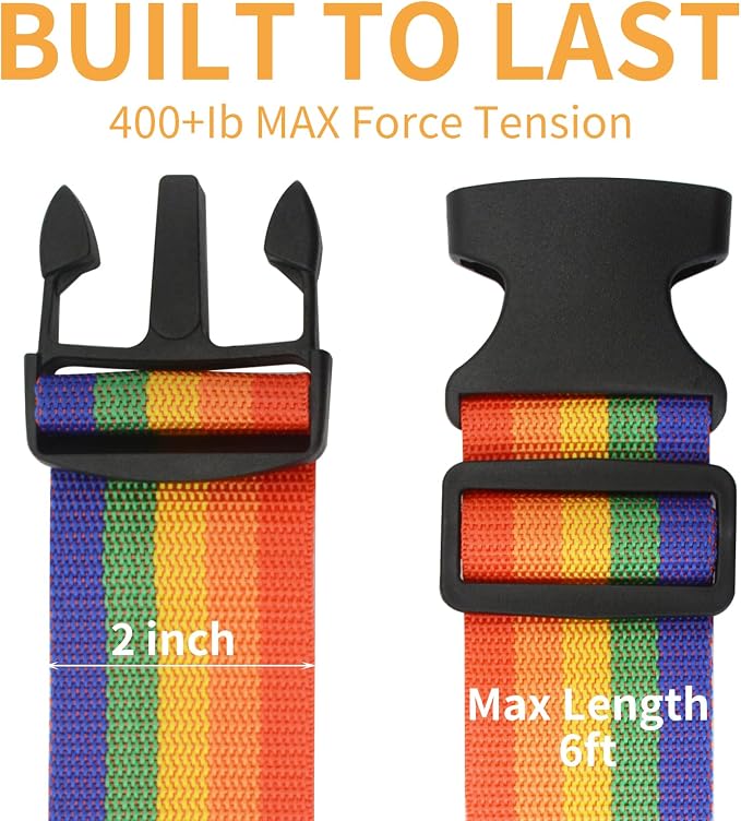 BILIONE Luggage Straps, TSA Approved Add a Bag Premium Accessory - Image 2