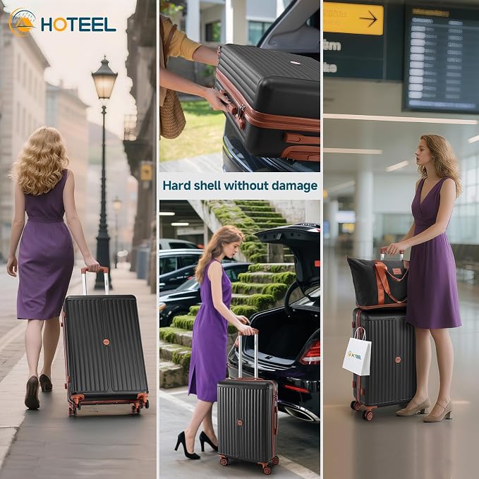 Hoteel 20Inch Luggage 3-piece Set, 360° Universal Suitcases - Image 7