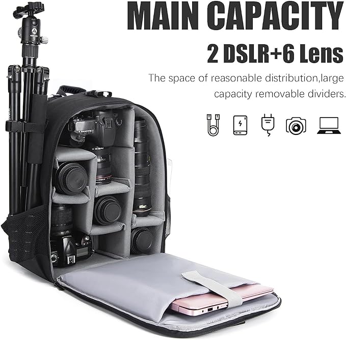 CADeN Camera Backpack Bag Professional - Image 2
