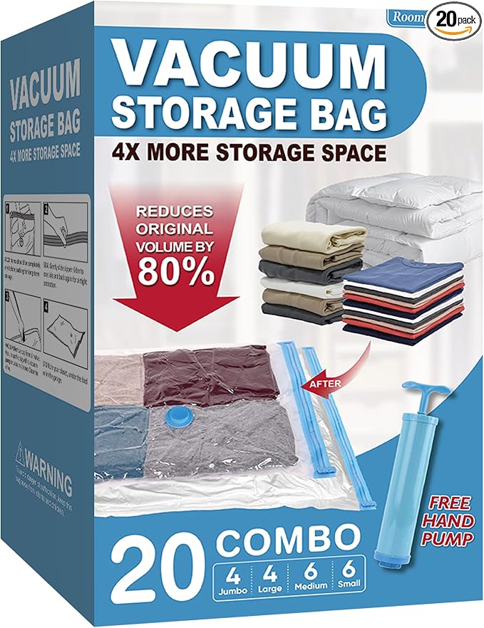 20 Pack Vacuum Storage Bags by Roomimaster