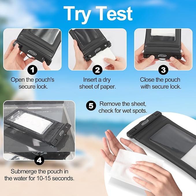 AiRunTech Waterproof Phone Pouch, Floating Waterproof Phone Case - Image 9
