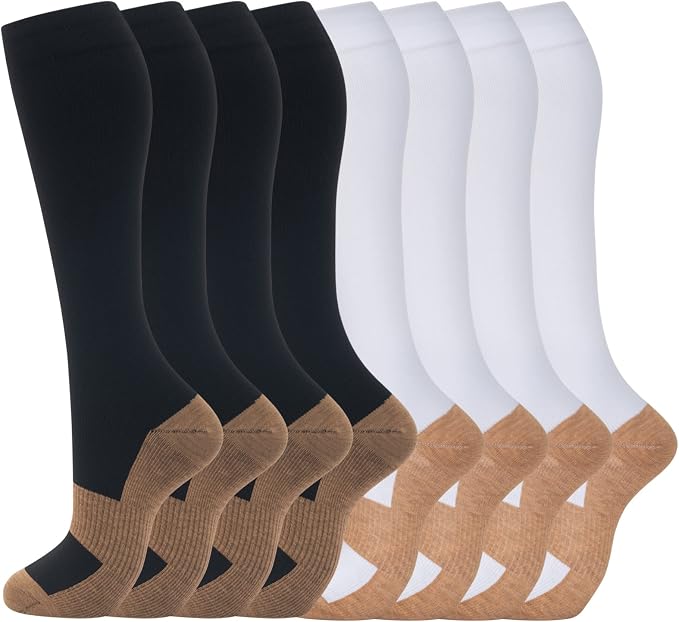 fenglaoda 8 Pairs Compression Socks - Image 6