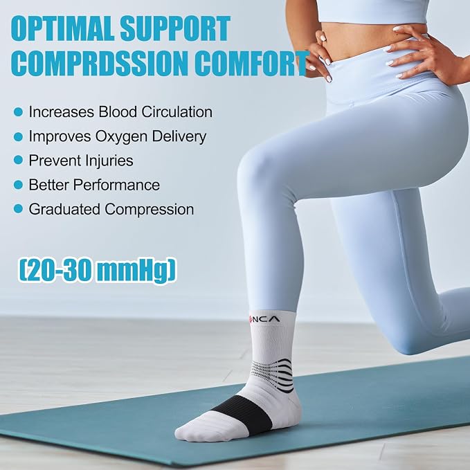 NEENCA Medical Compression Socks—2 Pairs, Ankle Socks - Image 5