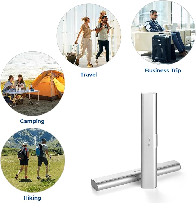 2 Pack Aluminum Toothbrush Travel Case, Portable Travel Toothbrush Holder - Image 8