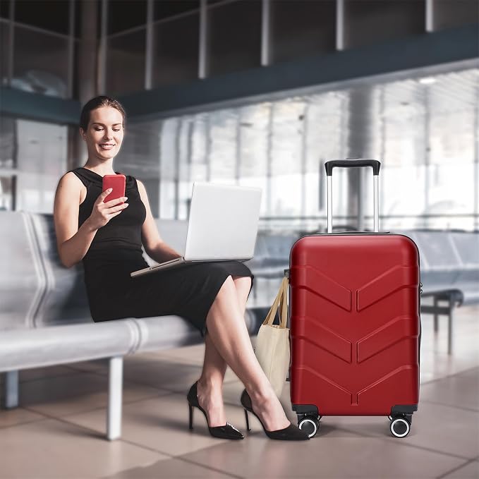 Hardside Carry On Luggage 22x14x9 Airline Approved - Image 7
