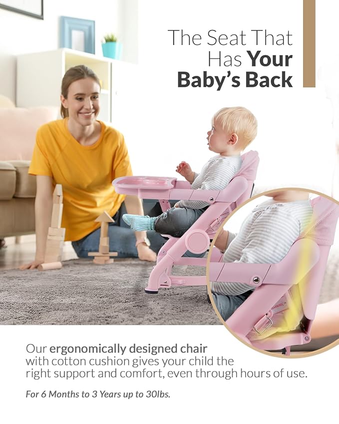 Feed Me 3-in-1 Travel High Chair Booster Seat - Image 6