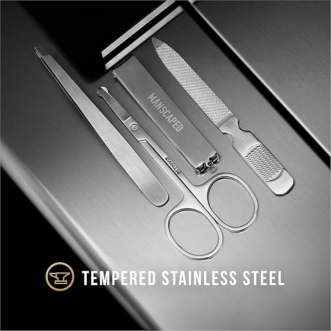 MANSCAPED® Shears 2.0 Tempered Stainless Steel Men's Nail Kit, Fingernail - Image 2