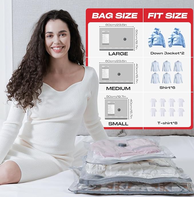 Travel Vacuum Storage Bags - Image 3
