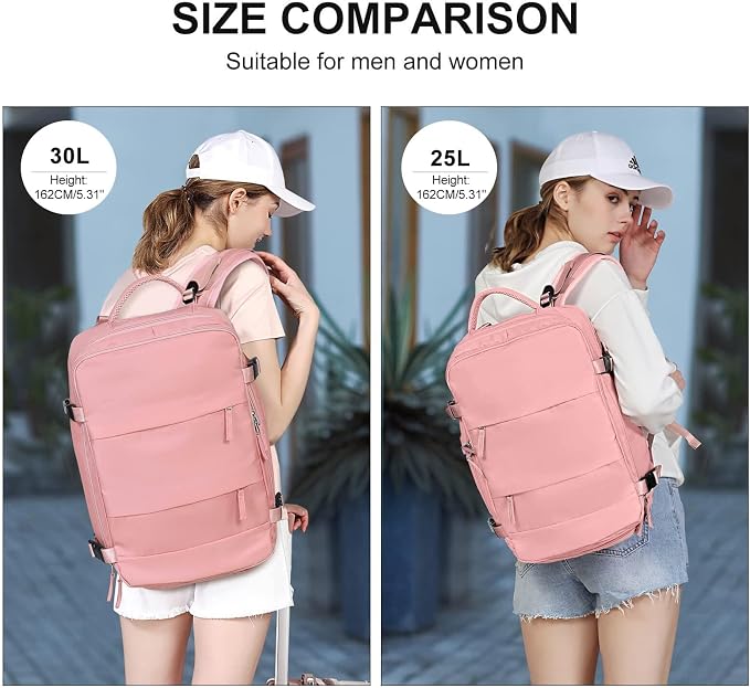 coowoz Large Travel Backpack For Women Men, Carry On Backpack Flight Approved - Image 8