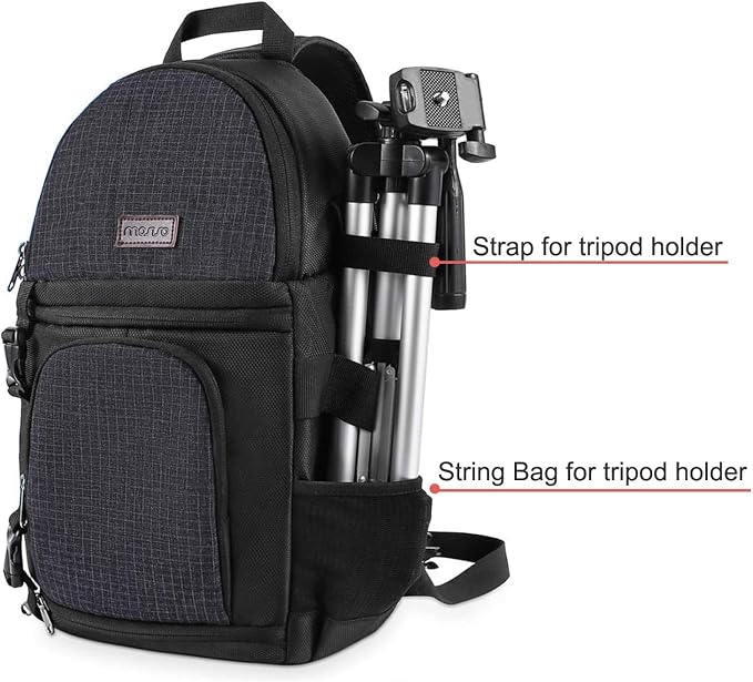 MOSISO Camera Sling Bag, DSLR/SLR/Mirrorless Camera Backpack Case Shockproof - Image 3