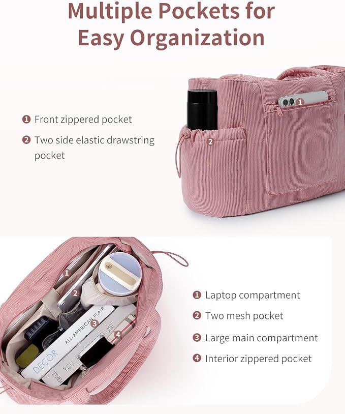 ECOHUB Tote Bag for Women, Work Tote Bags - Image 4