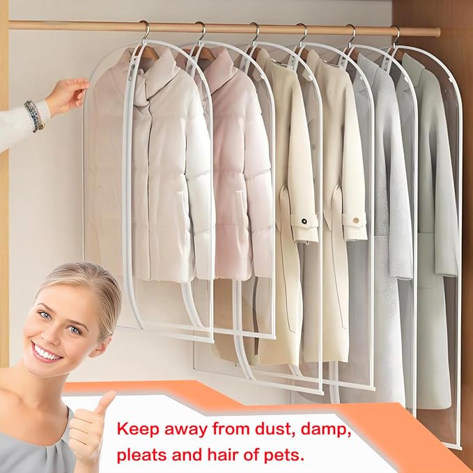 Clear Garment Bags Clothes Covers - Image 5