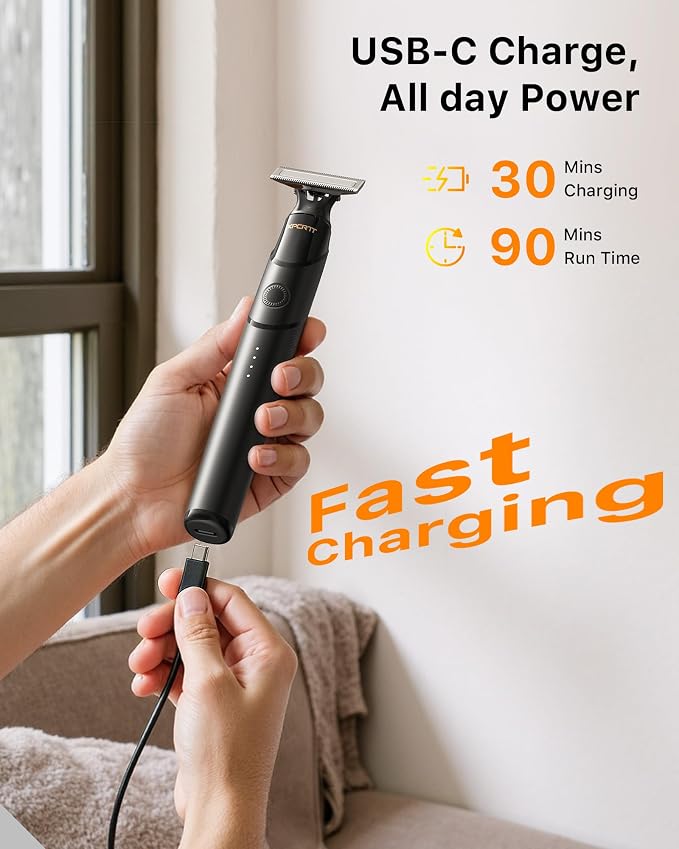 Body & Nose Hair Trimmer Kit, Travel Beard Electric Shaver - Image 4