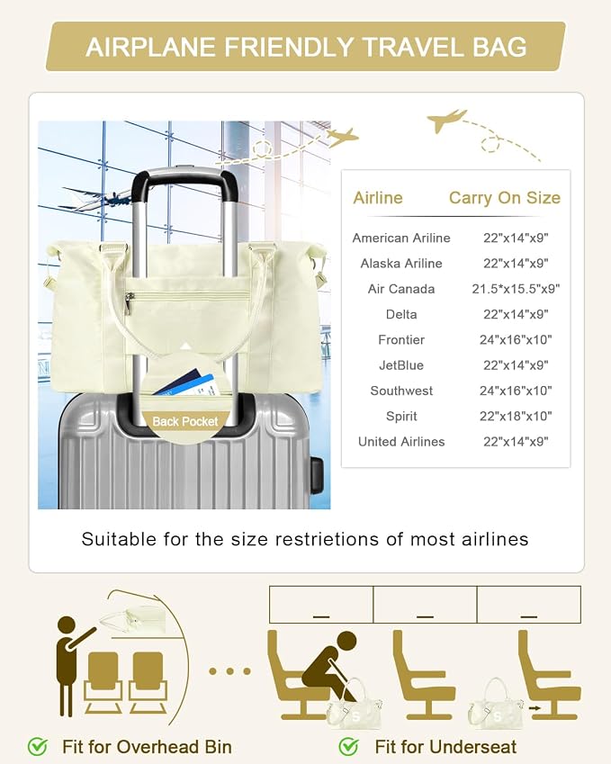 Initial Travel Duffel Bag Sports Gym Bag - Image 7