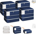 4 Pack Compression Storage Bags - 110L Large Capacity Comforter Storage Bag by Homsorout