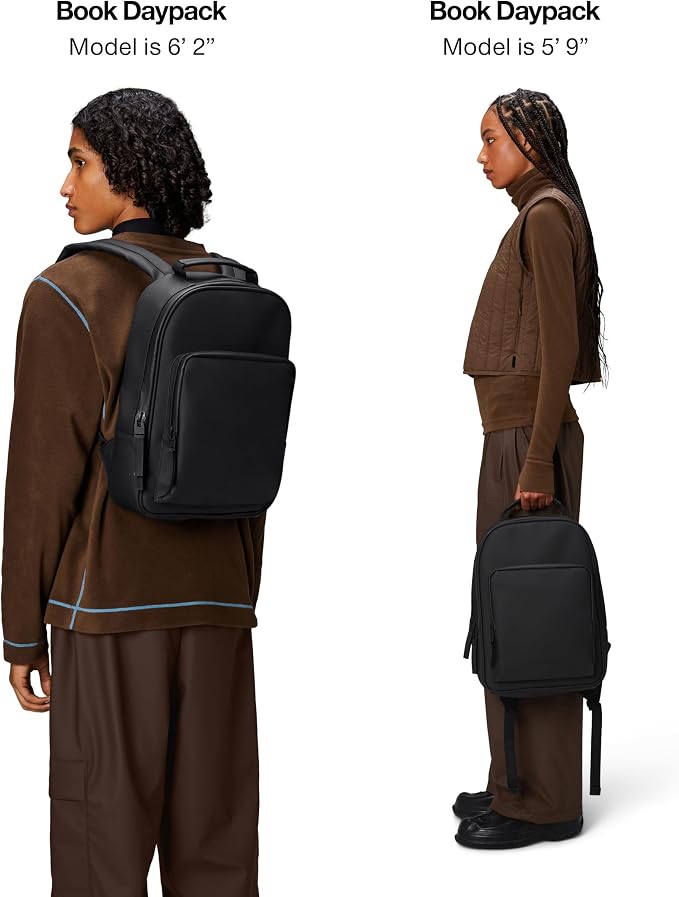 RAINS Regular Book Daypack, Laptop Bag, Waterproof, 2 Year Warranty - Image 5