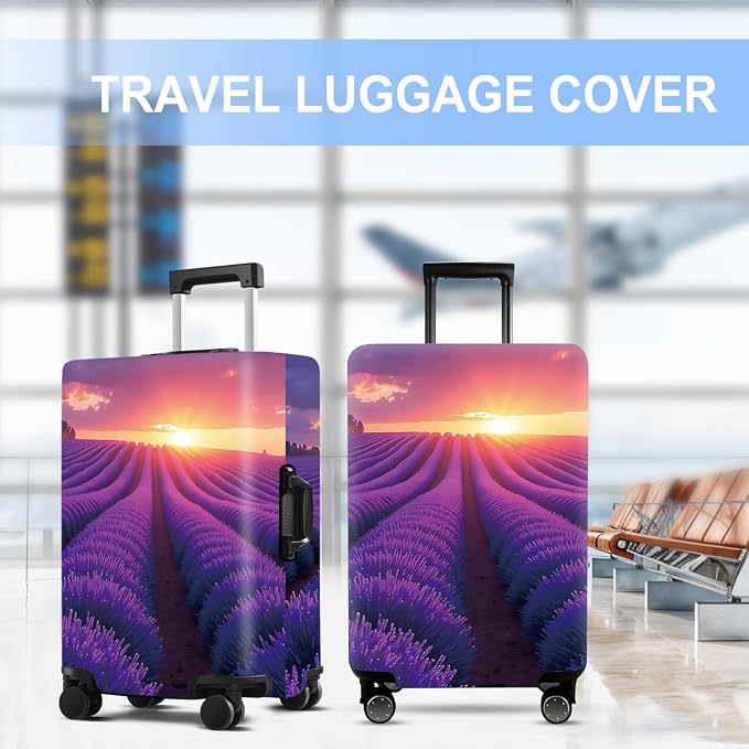 Luggage Cover Washable Suitcase Protector Anti-Scratch, Stretchable Fit - Image 6