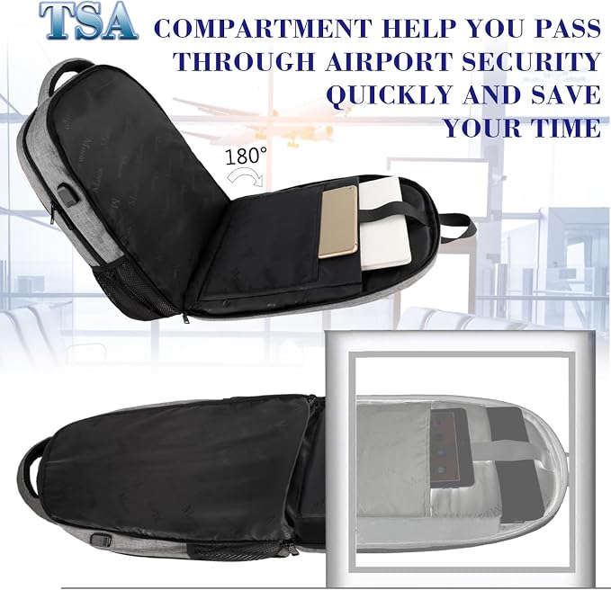 17 Inch Laptop Backpack, MATEIN TSA Large Backpack - Image 8