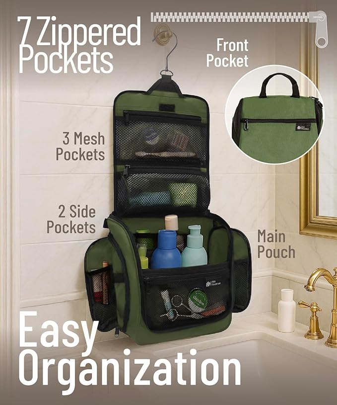 D&D Hanging Travel Toiletry Bag - Image 2