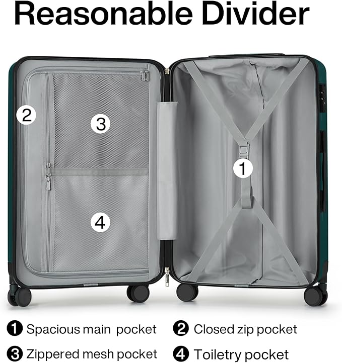 Hanke Luggage Sets 2 piece Carry On Luggage - Image 5