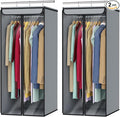 Univivi Garment Bags for Hanging Clothes, Large Clothes Storage Bags Closet by Univivi