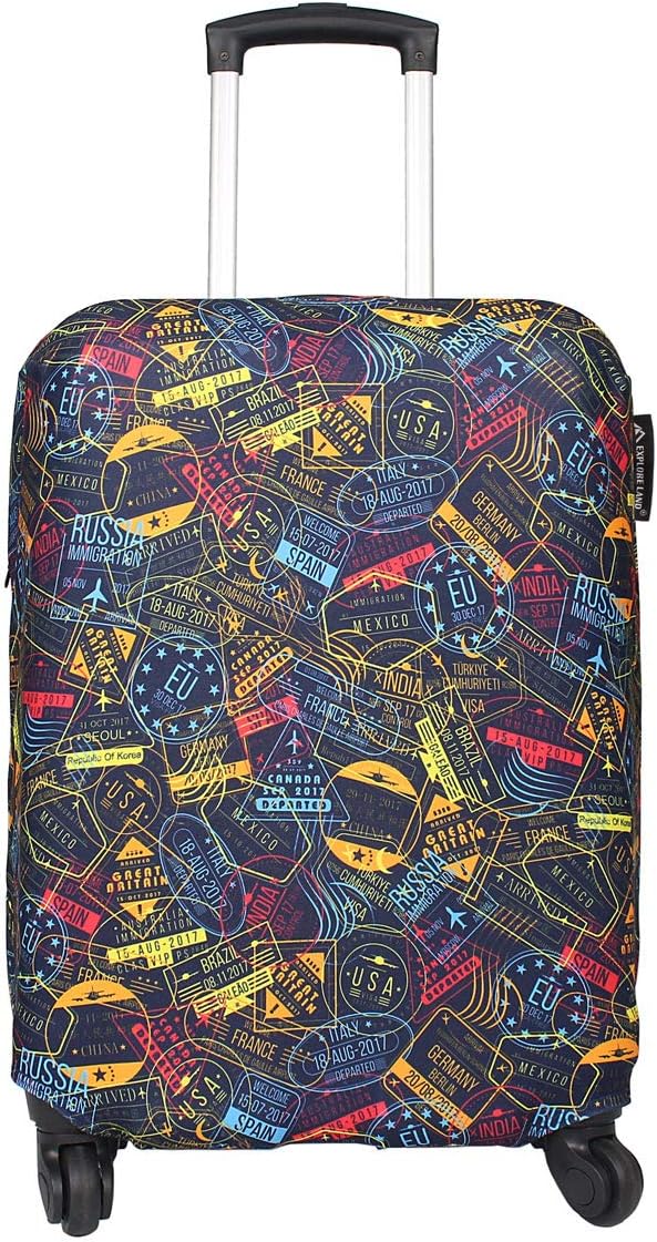 Explore Land Travel Luggage Cover Suitcase Protector Fits 31-32 Inch Case by ExploreLand