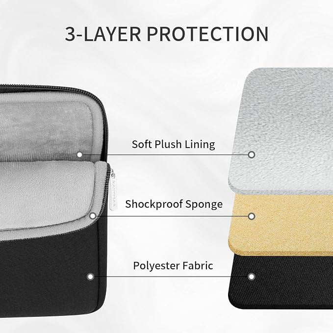 RAINYEAR Laptop Sleeve Case 15.6 Inch, Protective Portable Case - Image 3