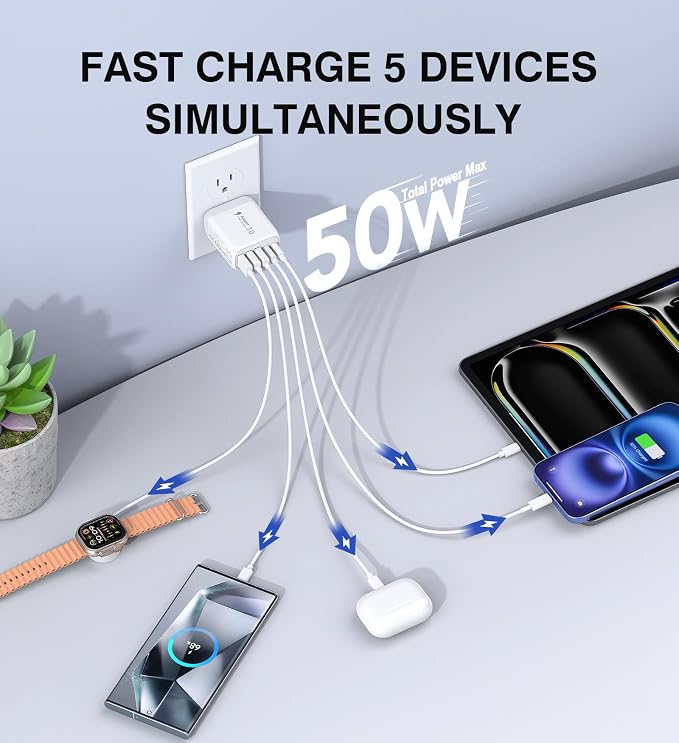USB C Wall Charger Block, Samsung Galaxy - Image 2
