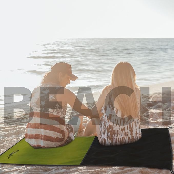 Frelaxy Pocket Picnic Blanket, Waterproof Sandproof Beach Mat, Compact Camping - Image 5