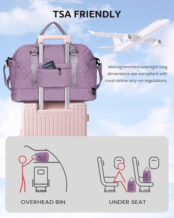 Gifts for Friends-Initial Duffle Bag - Image 5