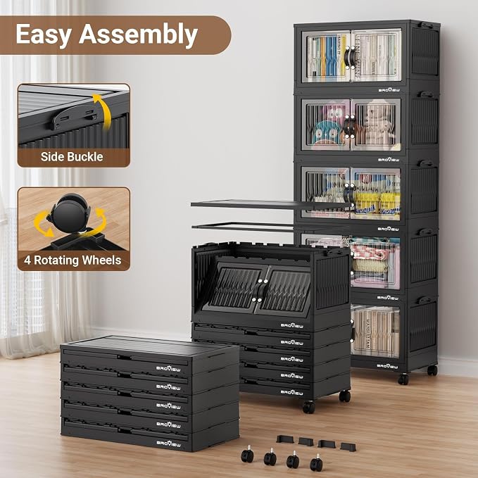 BROVIEW 180Qt Stackable Storage Bins - Image 6
