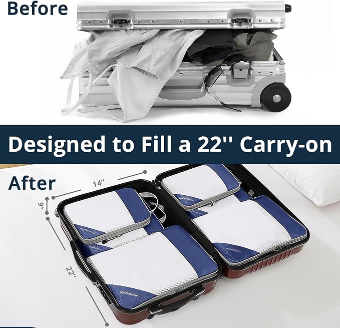 6 Set Compression Packing Cubes - Image 6