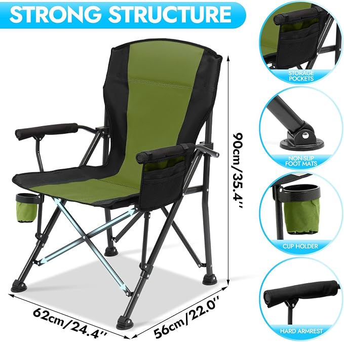 Oversized Folding Camping Chair - Image 2