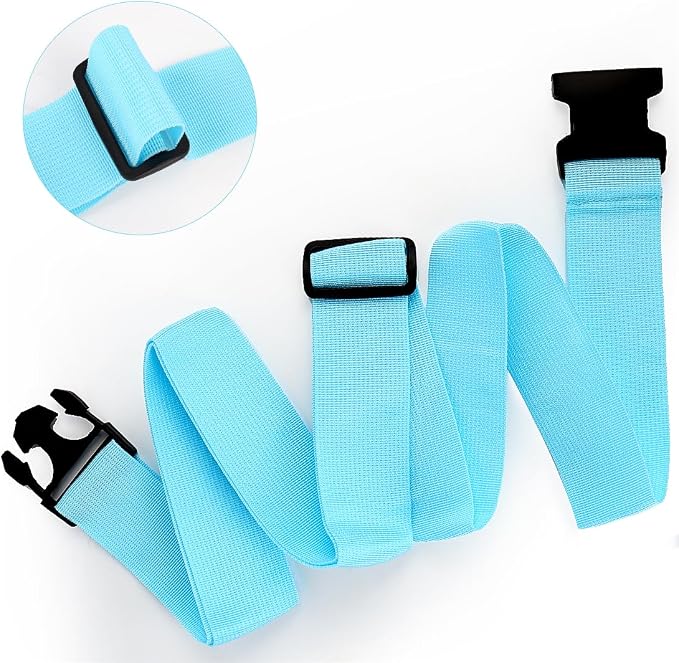 4Pack Luggage Straps for Suitcases, Travel Connector for Carry On Bag, Add Bag - Image 2