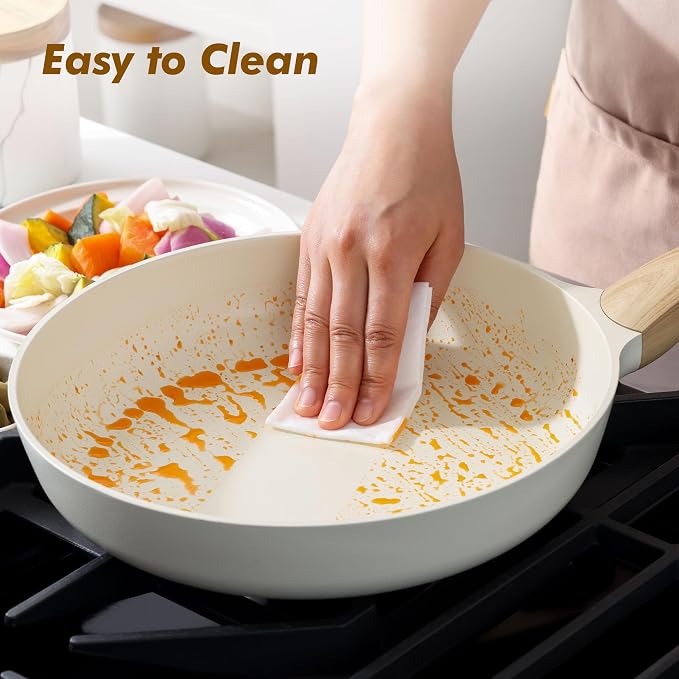 SENSARTE Ceramic Nonstick Frying Pan Skillet 11Inch Non Stick Omelette Pans - Image 6