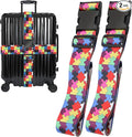 Puzzle Luggage Straps for Suitcases, Adjustable Luggage Travel Belts to Keep by Unknown