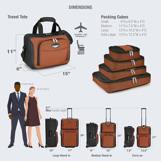 Travel Select Amsterdam 25-Inch Softside Expandable Rolling Upright Luggage - Image 8