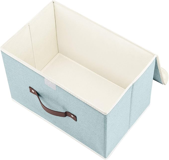 TYEERS Collapsible Storage Boxes, Washable Fabric Storage Bins - Image 3