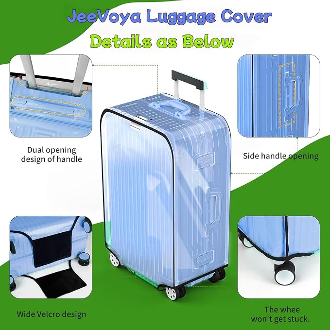 Luggage Cover Clear PVC Suitcase Covers - Image 4