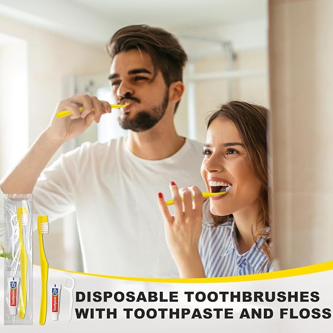 15pcs Disposable Toothbrushes - Image 2