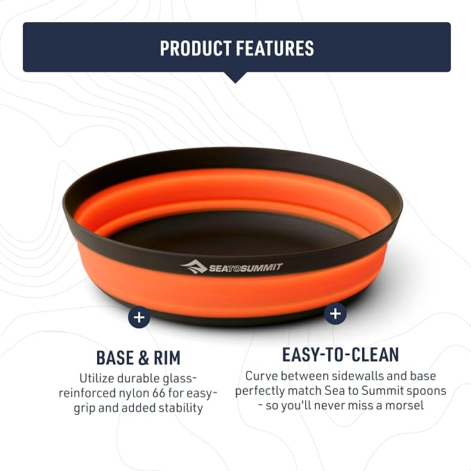 Sea to Summit Frontier Ultralight Collapsible Bowl, Aqua Sea Blue - Image 3