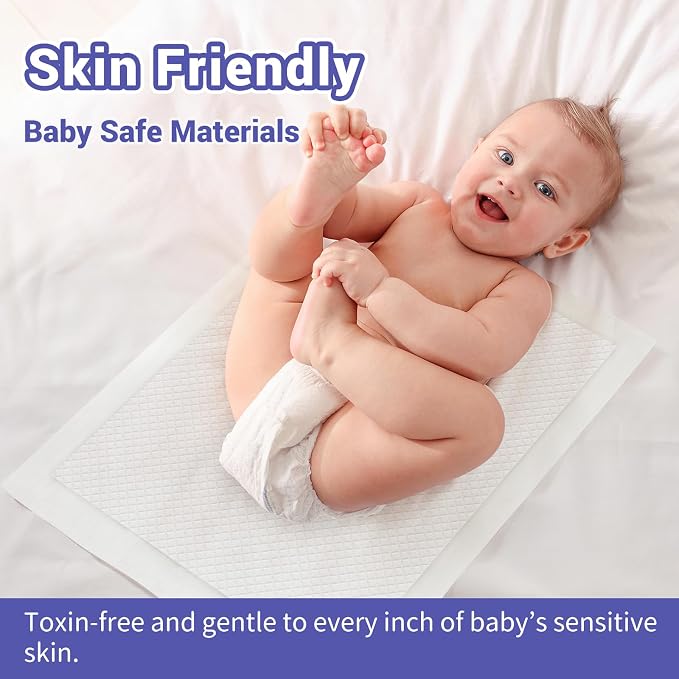 100 Pack Disposable Diaper Changing Pads - Image 5