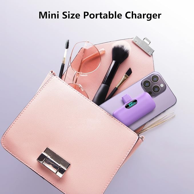 Mini Portable Charger 5000mAh Power Bank, 3A PD USB C Cell Phone Portable Power - Image 7