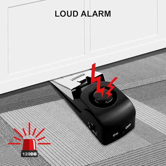 2 Pack Door Stop Alarm, Door Stopper - Image 2