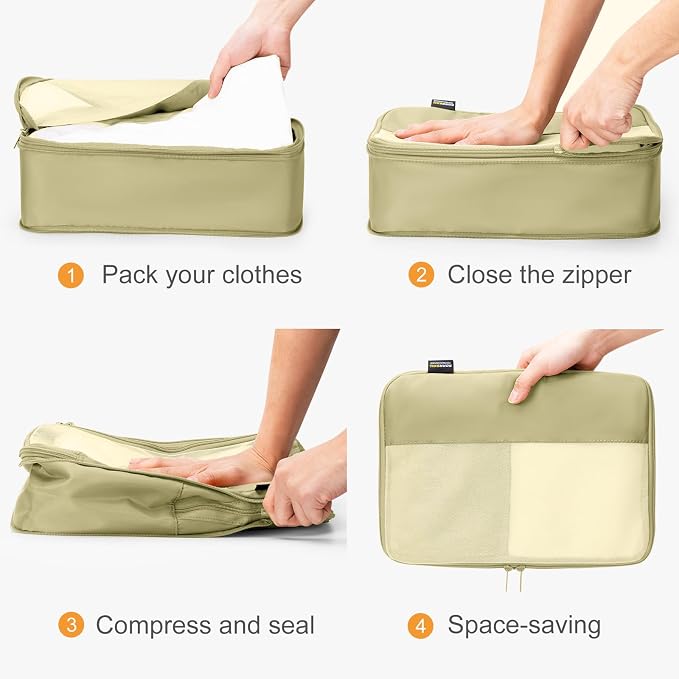 5 Set Compression Packing Cubes - Image 4