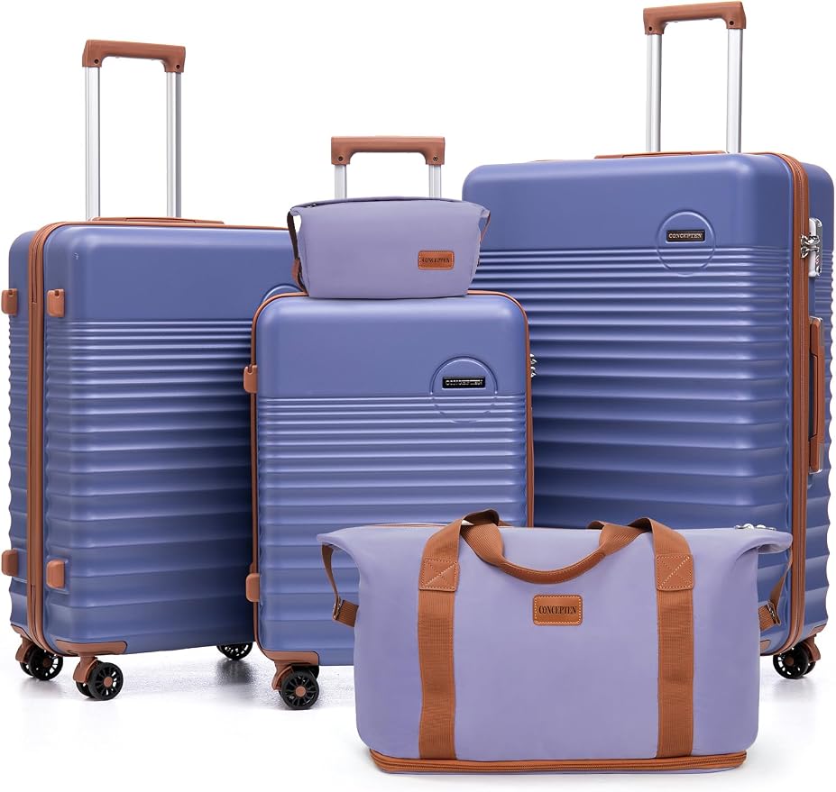 Luggage Sets 5 Piece, Suitcases by CONCEPTEN